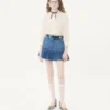 Mini-jupe en denim Mini-jupe en denim