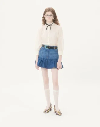 Mini-jupe en denim