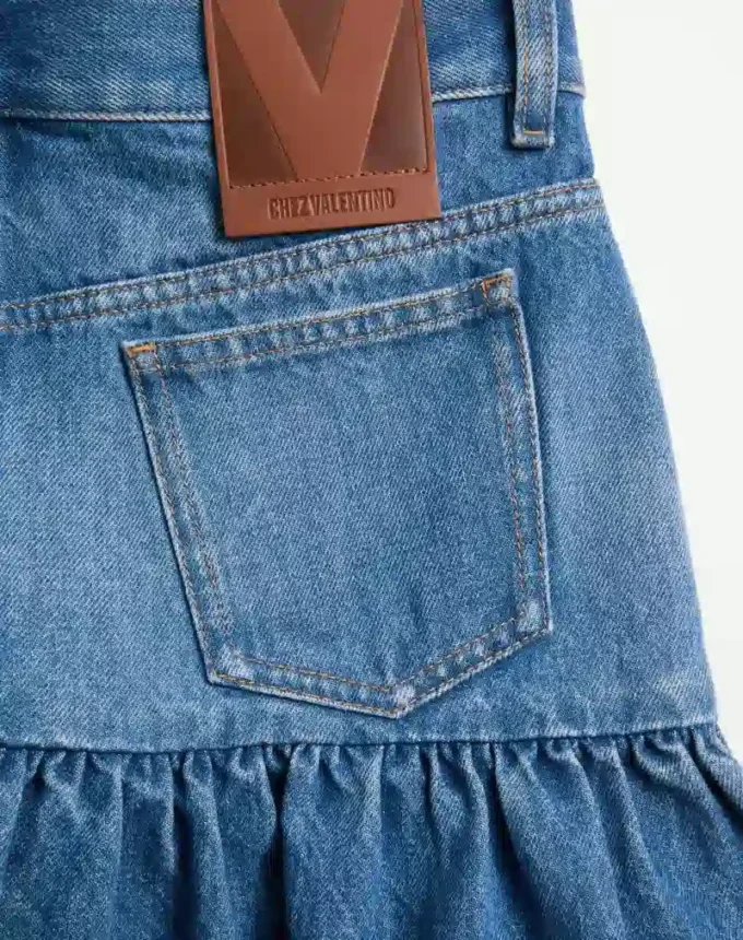 Mini-jupe en denim Mini-jupe en denim