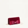 Mini sac à bandoulière en velours Vlogo Signature Mini sac à bandoulière en velours Vlogo Signature