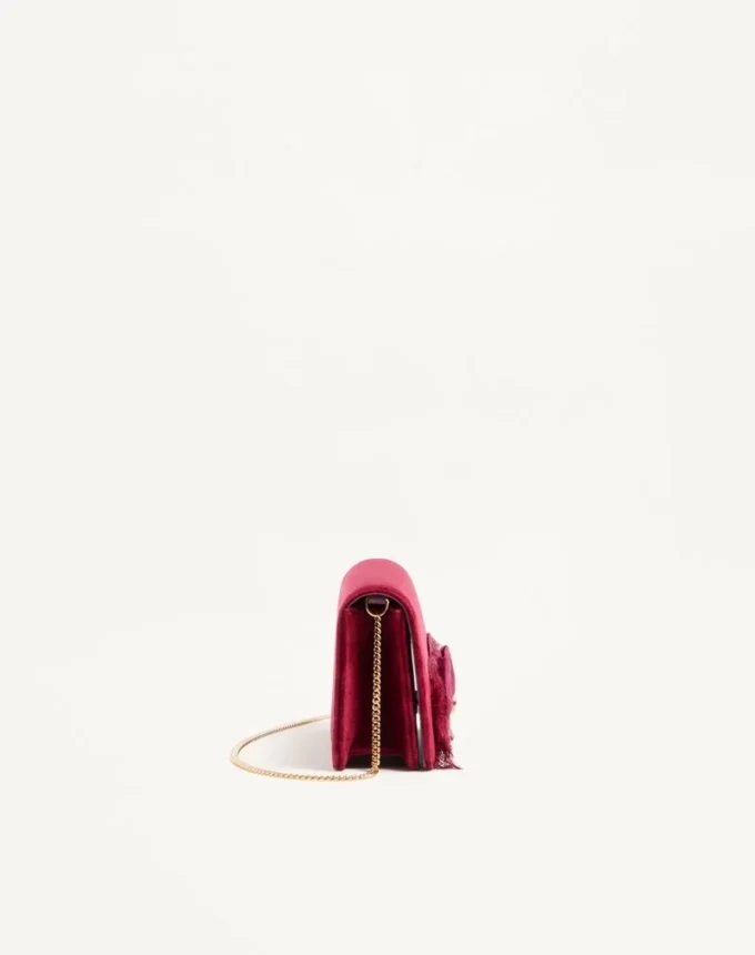 Mini sac à bandoulière en velours Vlogo Signature Mini sac à bandoulière en velours Vlogo Signature
