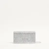 Mini sac à bandoulière Vlogo Signature avec broderies scintillantes Mini sac à bandoulière Vlogo Signature avec broderies scintillantes