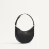 Mini sac hobo Vlogo Signature en cuir de veau grainé Mini sac hobo Vlogo Signature en cuir de veau grainé