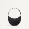 Mini sac hobo Vlogo Signature en cuir de veau grainé Mini sac hobo Vlogo Signature en cuir de veau grainé