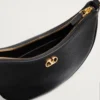 Mini sac hobo Vlogo Signature en cuir de veau grainé Mini sac hobo Vlogo Signature en cuir de veau grainé