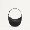 Mini sac hobo Vlogo Signature en cuir de veau grainé Mini sac hobo Vlogo Signature en cuir de veau grainé