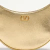 Mini sac hobo Vlogo Signature en cuir de veau grainé laminé Mini sac hobo Vlogo Signature en cuir de veau grainé laminé