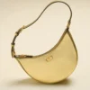 Mini sac hobo Vlogo Signature en cuir de veau grainé laminé Mini sac hobo Vlogo Signature en cuir de veau grainé laminé