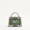 Mini sac à main brodé Valentino Garavani Vsling avec logo bijou Mini sac à main brodé Valentino Garavani Vsling avec logo bijou