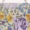 Mini sac à main Valentino Garavani Vsling avec motif Flowerism en strass et logo bijou Mini sac à main Valentino Garavani Vsling avec motif Flowerism en strass et logo bijou