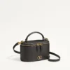 Mini sac à main Vlogo Signature en cuir de veau grainé Mini sac à main Vlogo Signature en cuir de veau grainé