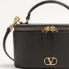Mini sac à main Vlogo Signature en cuir de veau grainé Mini sac à main Vlogo Signature en cuir de veau grainé