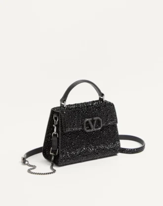 Mini sac à main Vsling avec broderies scintillantes