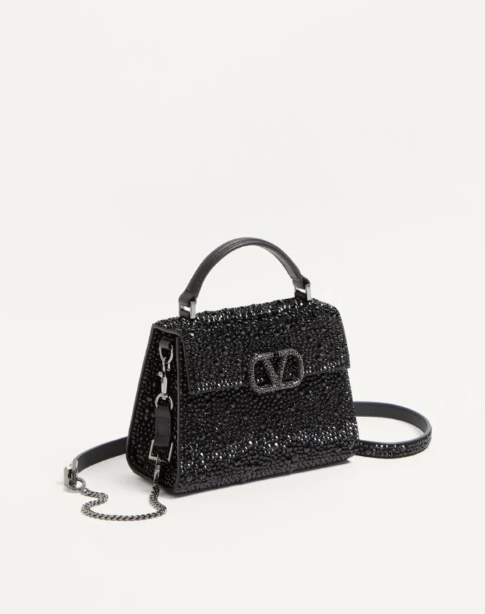 Mini sac à main Vsling avec broderies scintillantes Mini sac à main Vsling avec broderies scintillantes