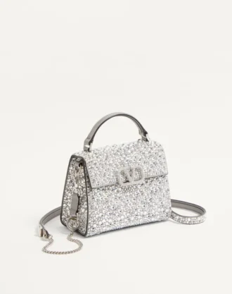 Mini sac à main Vsling avec broderies scintillantes