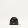 Mini sac seau en cuir nappa avec chaîne signature Vlogo Mini sac seau en cuir nappa avec chaîne signature Vlogo