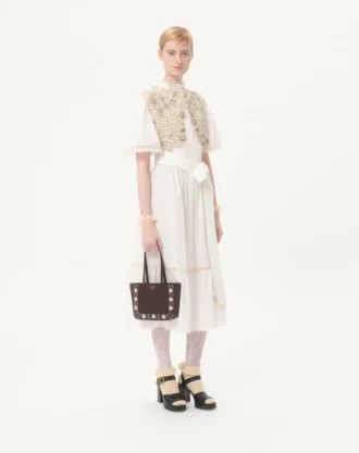 Mini sac shopping en daim Nellcôte de Valentino Garavani