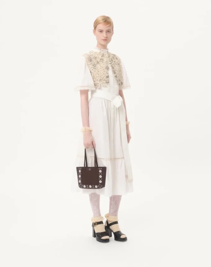 Mini sac shopping en daim Nellcôte de Valentino Garavani Mini sac shopping en daim Nellcôte de Valentino Garavani