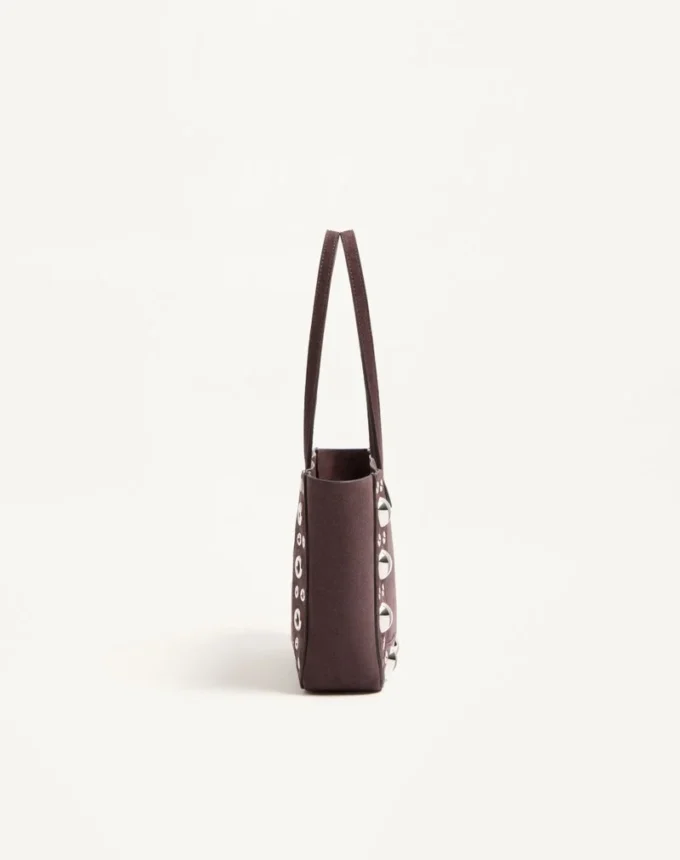 Mini sac shopping en daim Nellcôte de Valentino Garavani Mini sac shopping en daim Nellcôte de Valentino Garavani