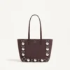Mini sac shopping en daim Nellcôte de Valentino Garavani Mini sac shopping en daim Nellcôte de Valentino Garavani