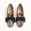 Mocassins Bowow en tissu jacquard
