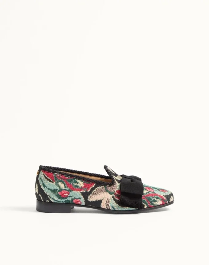 Mocassins Bowow en tissu jacquard