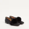 Mocassins Bowow en tissu moiré