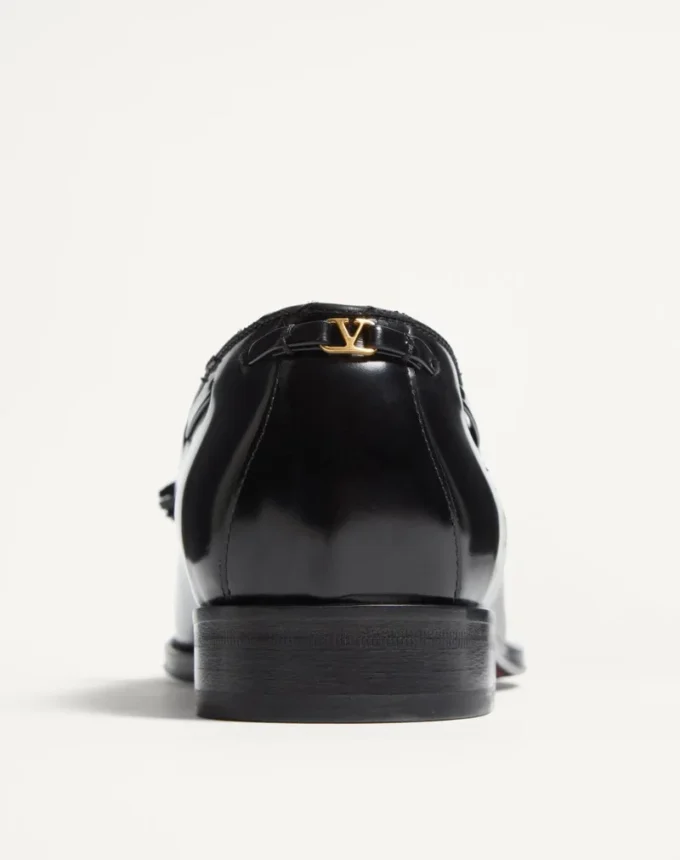 Mocassins Bowshire en cuir de veau brillant