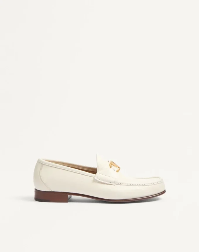 Mocassins en cuir de chevreau VLogo Signature