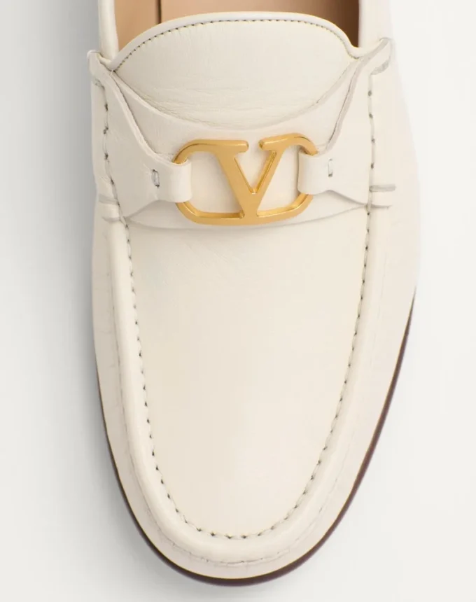Mocassins en cuir de chevreau VLogo Signature