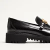 Mocassins en cuir de veau avec logo VLogo Signature