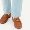 Mocassins en daim de cerf VLogo Signature