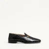 Mocassins Jiggie en peau d’anguille et cuir nappa Mocassins Jiggie en peau d’anguille et cuir nappa