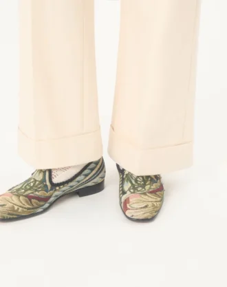 Mocassins Les Alcôvettes en tissu gobelin