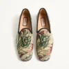Mocassins Les Alcôvettes en tissu gobelin