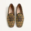 Mocassins Les Alcôvettes en tissu jacquard