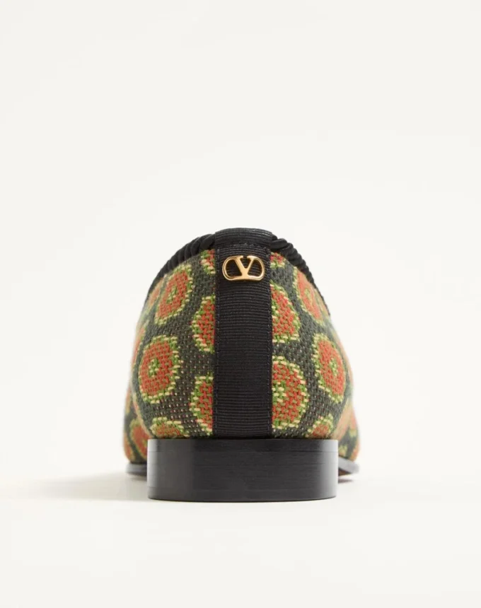 Mocassins Les Alcôvettes en tissu jacquard