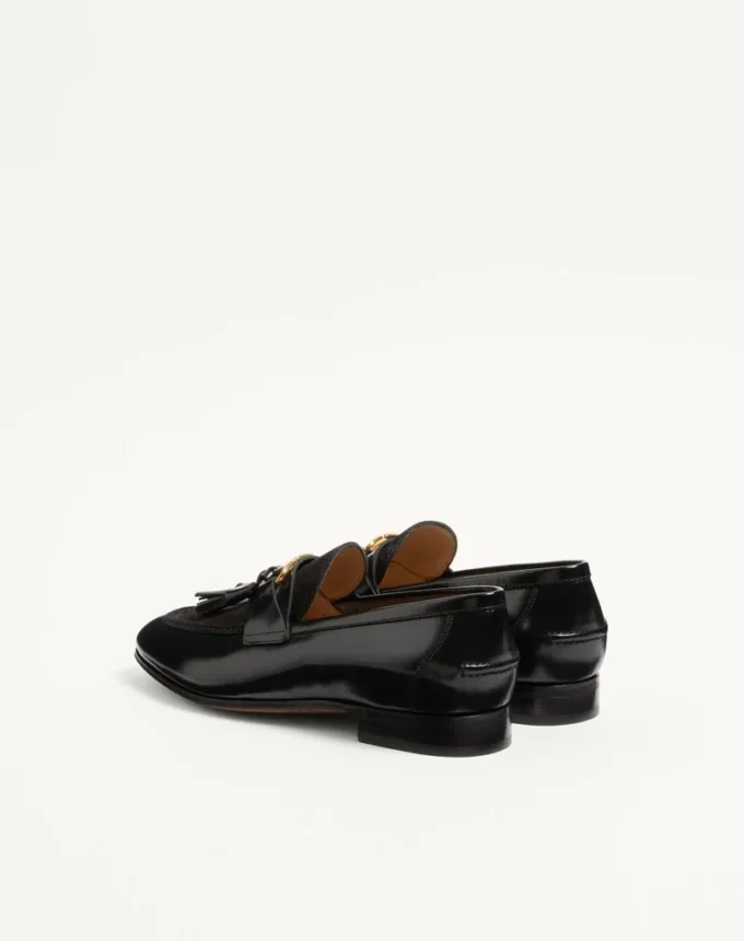 Mocassins Vaniteux en cuir de veau et cuir refendu Mocassins Vaniteux en cuir de veau et cuir refendu