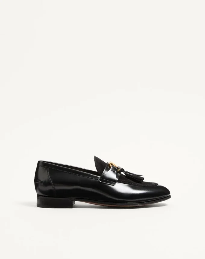 Mocassins Vaniteux en cuir de veau et cuir refendu Mocassins Vaniteux en cuir de veau et cuir refendu