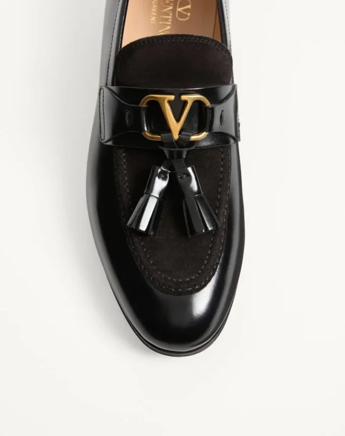 Mocassins Vaniteux en cuir de veau et cuir refendu Mocassins Vaniteux en cuir de veau et cuir refendu