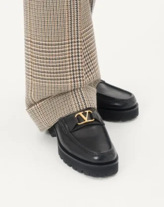 Mocassins VLogo Signature en cuir de buffle