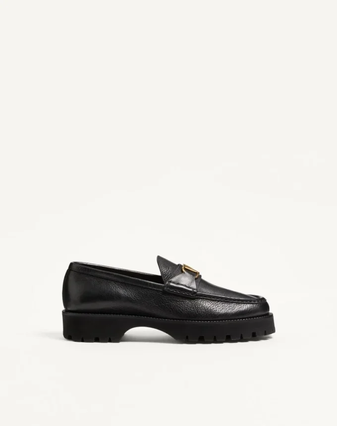 Mocassins VLogo Signature en cuir de buffle