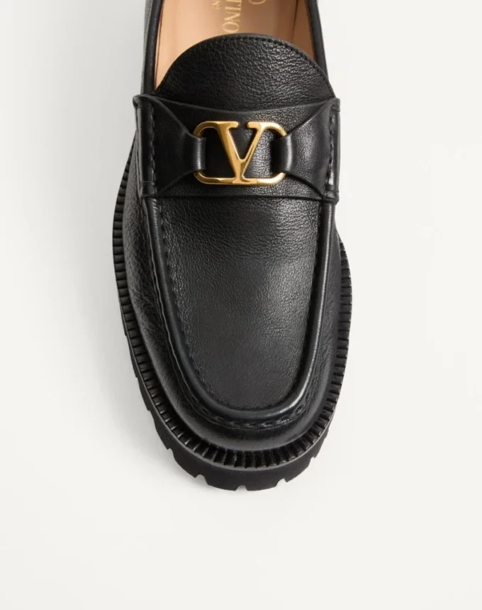 Mocassins VLogo Signature en cuir de buffle