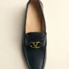 Mocassins VLogo Signature en cuir de buffle