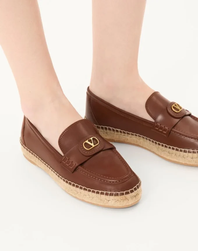 Mocassins Vlogo Signature en cuir de veau 20 mm