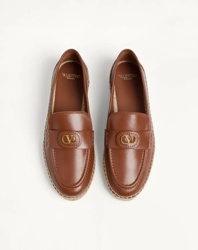 Mocassins Vlogo Signature en cuir de veau 20 mm