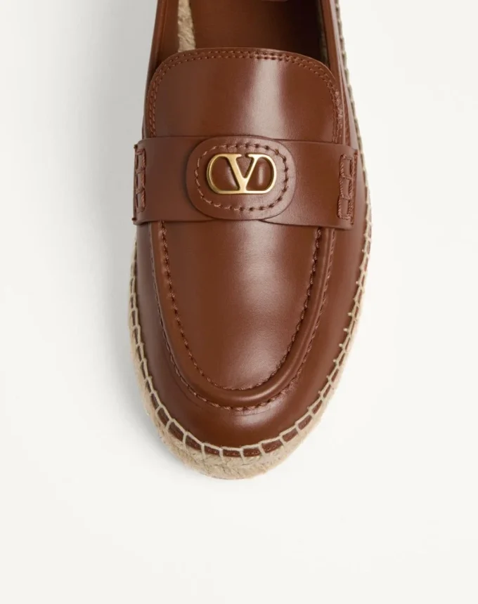 Mocassins Vlogo Signature en cuir de veau 20 mm