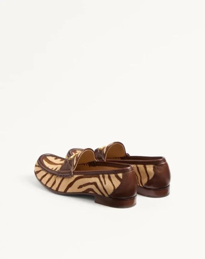 Mocassins Vlogo Signature en cuir de veau effet poney 20 mm Mocassins Vlogo Signature en cuir de veau effet poney 20 mm