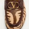 Mocassins Vlogo Signature en cuir de veau effet poney 20 mm Mocassins Vlogo Signature en cuir de veau effet poney 20 mm