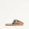 Mule Ta Chambre en tissu denim Voyage Imaginaire
